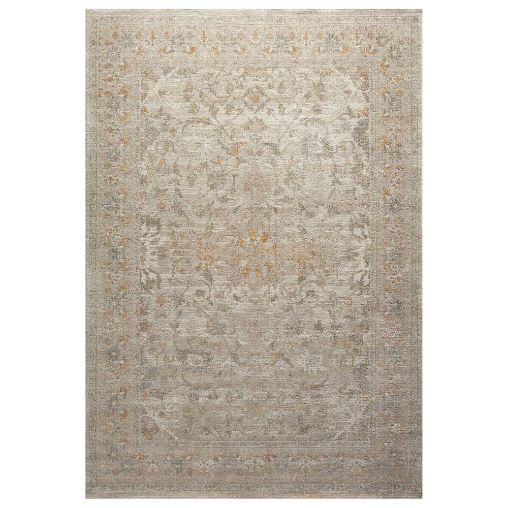 Chris Loves Julia x Loloi Rosemarie 6&#39;3&quot; x 9&#39; Ivory and Natural Area Rug, , large