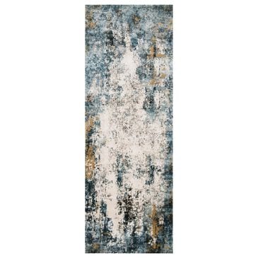 Loloi II Alchemy ALC-05 2"8" x 7"6" Denim and Ivory Scatter Rug, , large