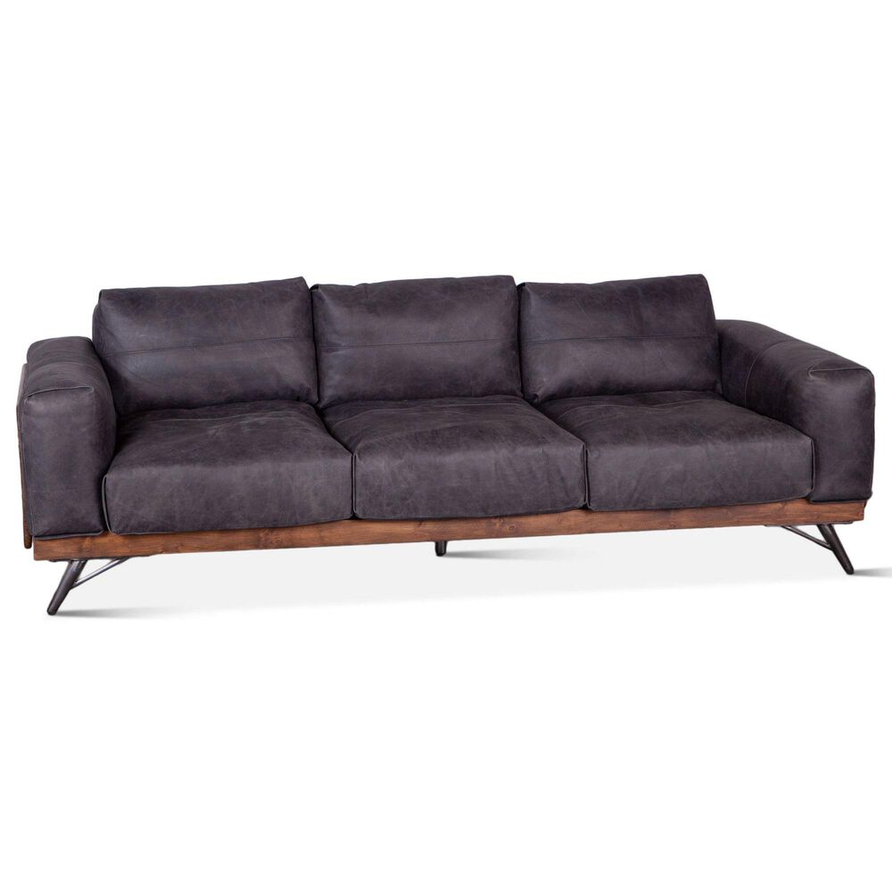 Home Trends &amp; Design Stationary Sofa in Antique Ebony, , large