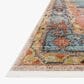 Magnolia Home Graham GRA-02 9"6" x 12"6" Blue and Sunrise Area Rug, , large