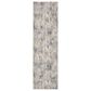 Nourison Infinity IFN04 2"2" x 7"6" Ivory, Grey and Blue Runner, , large