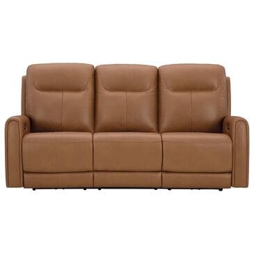 Signature Design by Ashley Tryanny Triple Power Reclining Sofa in Butterscotch, , large