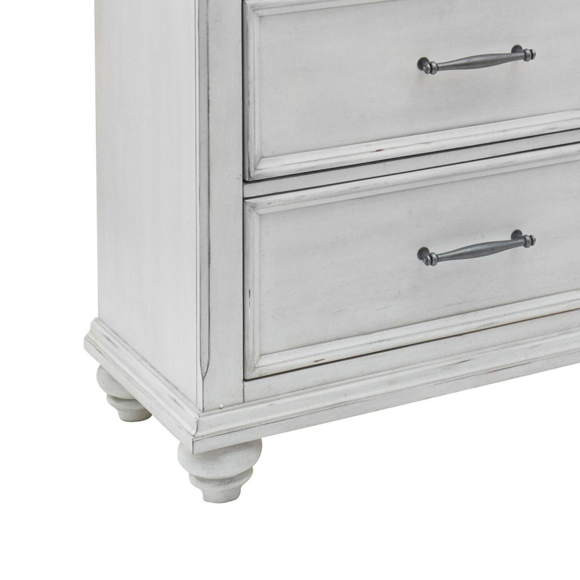 Signature Design by Ashley Kanwyn Dresser and Mirror in Distressed 