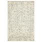 Magnolia Home Annie ANN-01 7"9" x 9"9" White and Grey Area Rug, , large