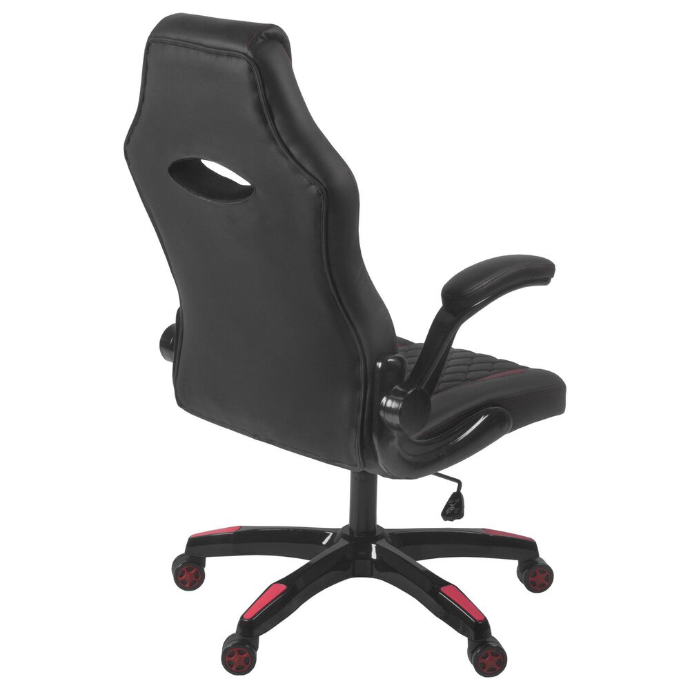 The Seat Cushion Has USB Heat Dissipation, and The Seat Height Can Be Adjusted to Rotate The Racing Video Game Chair - Black