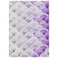 Dalyn Rug Company Seabreeze Geometric 8" Round Violet Area Rug, , large