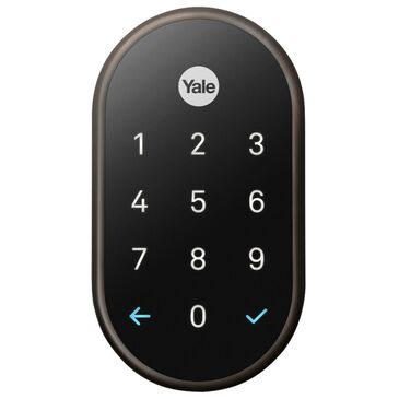 Google Nest x Yale Lock - Tamper-Proof Smart Deadbolt Lock with Nest Connect - Oil Rubbed Bronze, , large