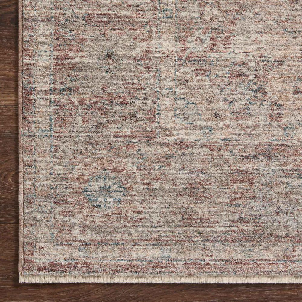 Magnolia Home Millie 2&#39;3&quot; x 3&#39;10&quot; Brick and Fog Area Rug, , large