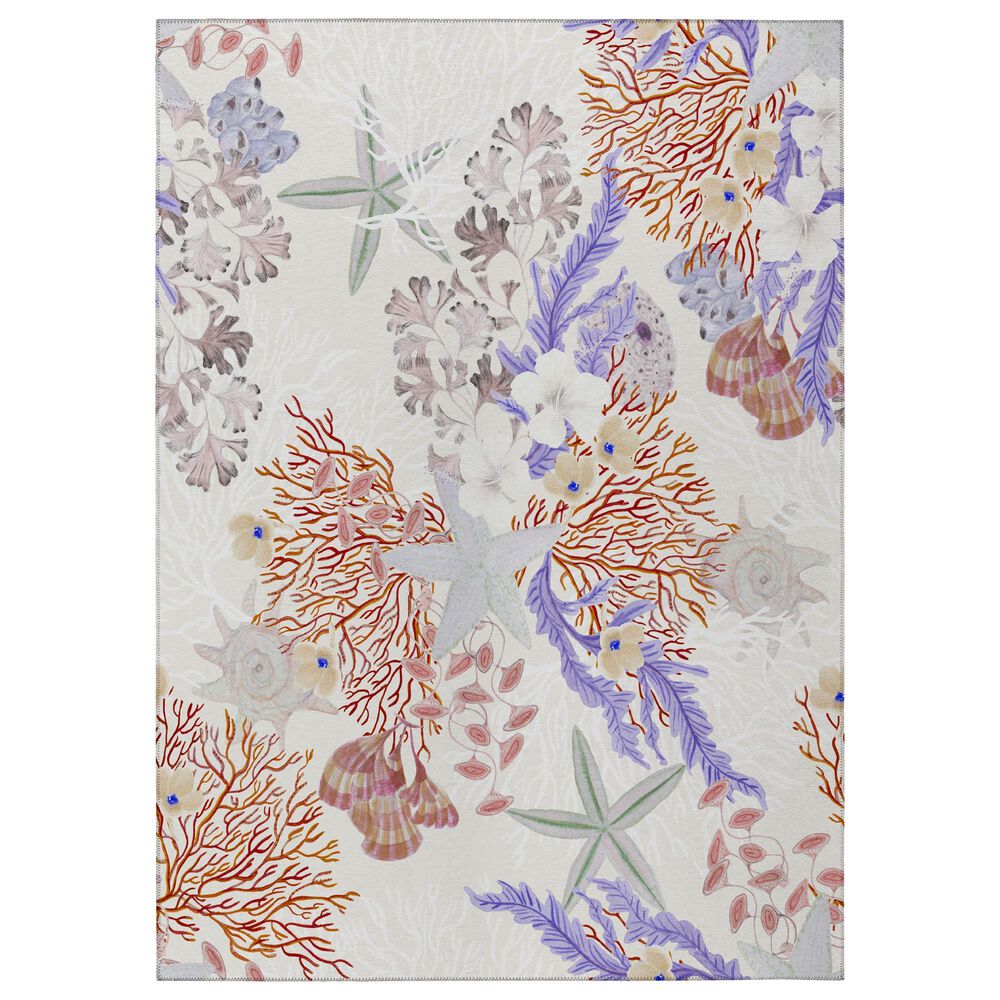 Dalyn Rug Company Seabreeze 2"3" x 7"6" Ivory Indoor/Outdoor Runner, , large