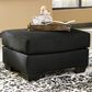 Signature Design by Ashley Darcy Standard Ottoman in Black, , large