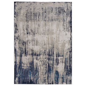 Feizy Rugs Indio 12" x 15" Beige and Blue Area Rug, , large