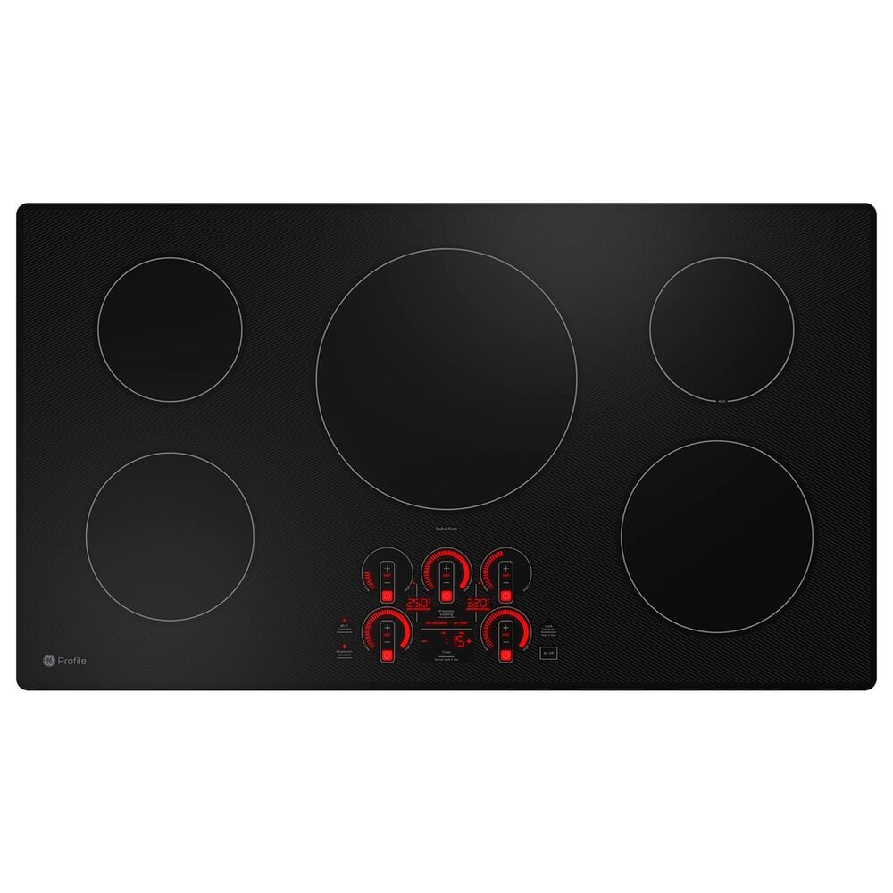 GE Profile 36&quot; Built-In Touch Control Induction Cooktop In Black, , large