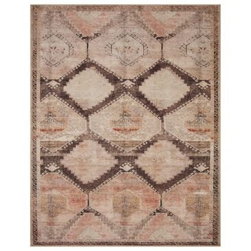 Loloi II Wynter 3"6" x 5"6" Graphite and Blush Area Rug, , large