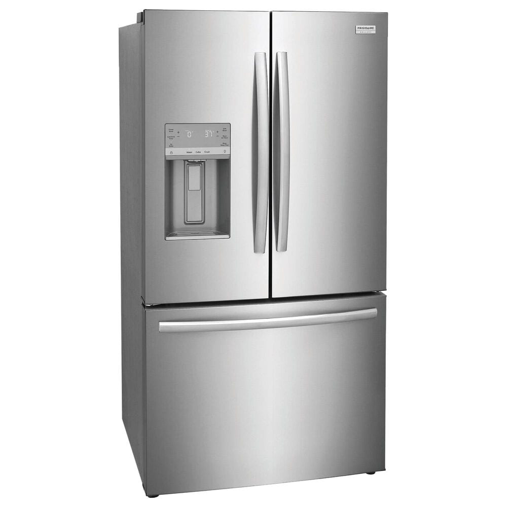 Frigidaire Gallery 4-Piece Kitchen Package with 27.8 Cu. Ft. French Door Refrigerator and 30&quot; Single Electric Wall Oven in Stainless Steel, , large