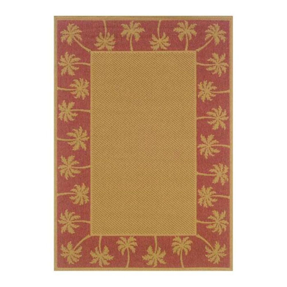 Oriental Weavers Lanai 606C 6"3" x 9"2" Tan Area Rug, , large