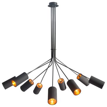 Zuo Modern Ambition Ceiling Lamp in Black, , large
