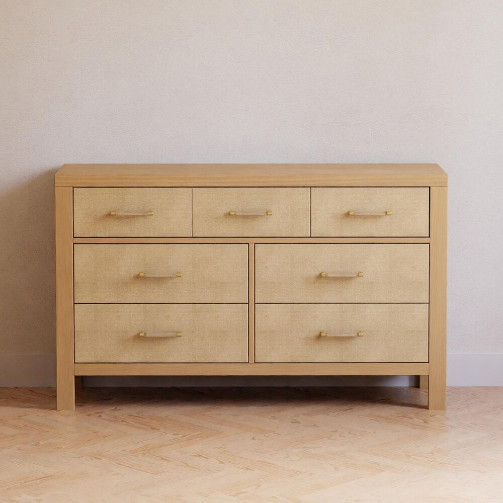 New Haus Eloise 7-Drawer Dresser in Honey, , large