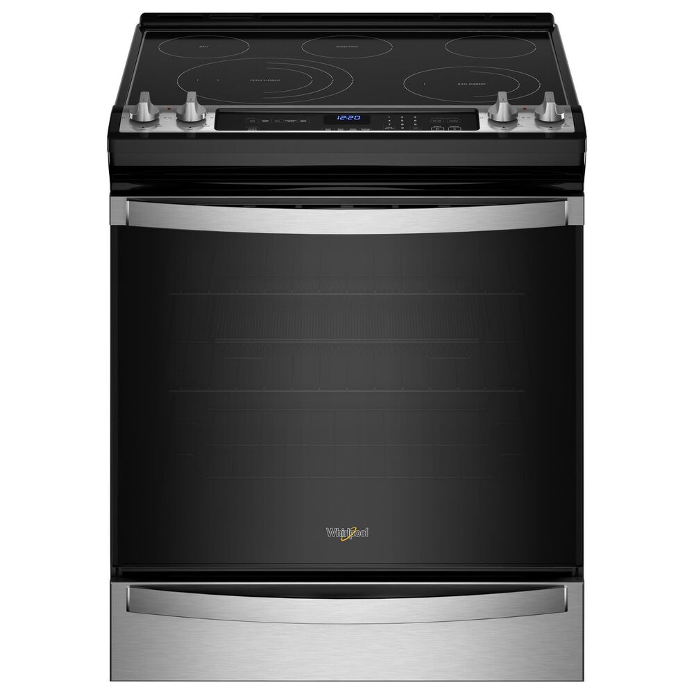 Whirlpool 6.4 Cu. Ft. Electric Range 7-in-1 Air Fry Oven in Fingerprint Resistant Stainless Steel, , large