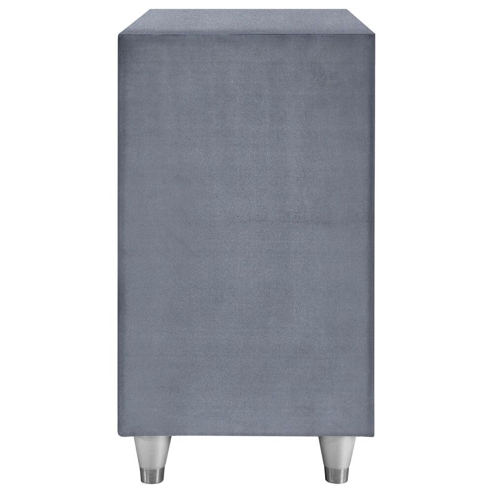 Pacific Landing Antonella 3-Drawer Nightstand in Grey, , large