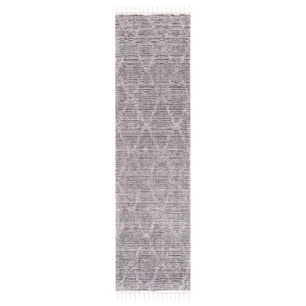 Safavieh Marrakesh 2"2" x 10" Grey Runner, , large