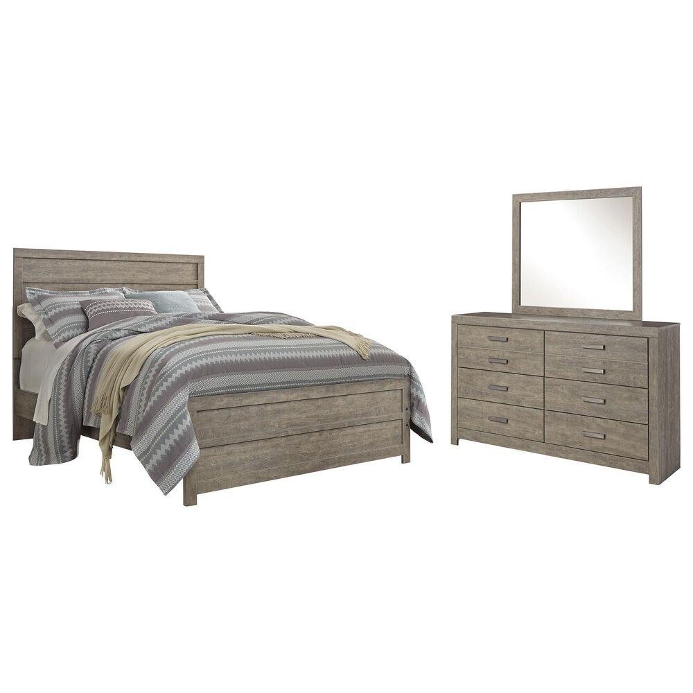 Signature Design by Ashley Culverbach 3 Piece Queen Bedroom Set in Driftwood Gray, , large