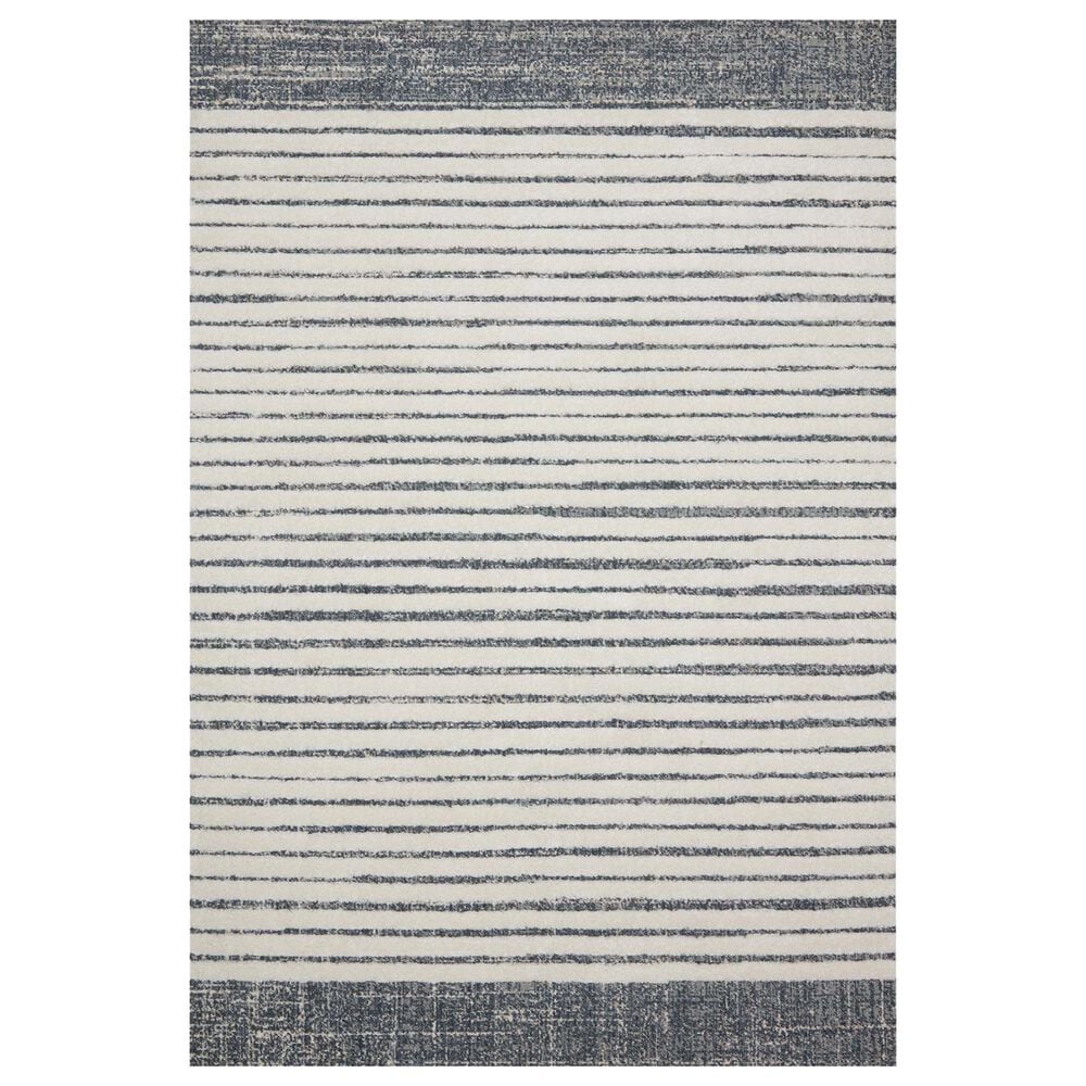 Loloi II Hagen 2"7" x 4" White and Ocean Area Rug, , large