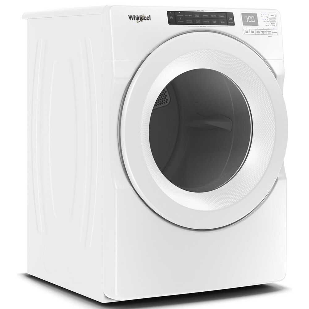 Whirlpool 7.4 Cu. Ft. Front Load Electric Dryer in White, , large