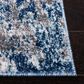 Safavieh Aston 7"10" Square Navy and Grey Area Rug, , large