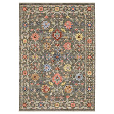 Oriental Weavers Lucca Floral Dance 3"3" x 5" Grey Area Rug, , large