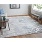 Feizy Rugs Astra 9"2" x 12" Gray and Silver Area Rug, , large