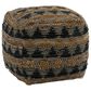 Blue Sun Designs Finley Pouf Ottoman in Natural and Charcoal, , large