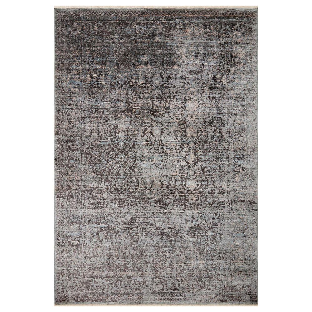 Loloi Sonnet 3"7" x 5"7" Charcoal and Mist Area Rug, , large