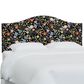 Rifle Paper Co Crafted by Cloth and Company Mayfair Twin Headboard in Aviary Black/Cream, , large