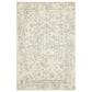 Magnolia Home Annie ANN-01 5" x 7"6" White and Grey Area Rug, , large