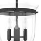 Hunter Belltown 3-Light Pendant in Natural Iron, , large