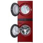 LG 4.5 Cu. Ft. Washer and 7.4 Cu. Ft. Electric Dryer WashTower with Steam Clothing Styler in Candry Apple Red and Mirror, , large