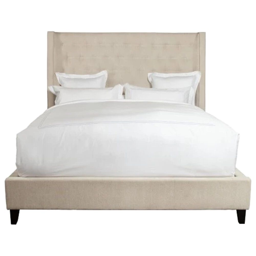 Simeon Collection Elaina Queen Upholstered Bed in Porcelain, , large