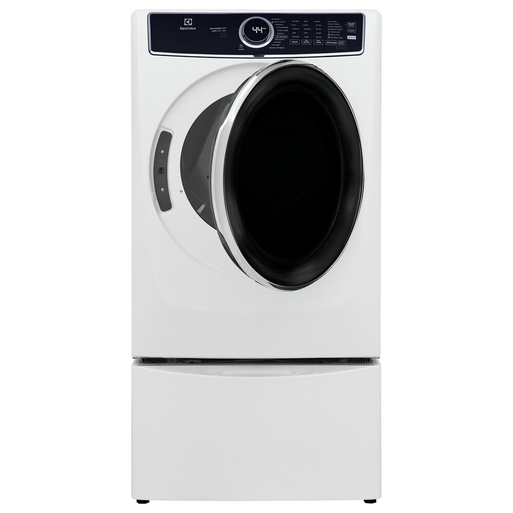 Electrolux 8 Cu. Ft. Front Load Electric Dryer with Balanced Dry in White, , large