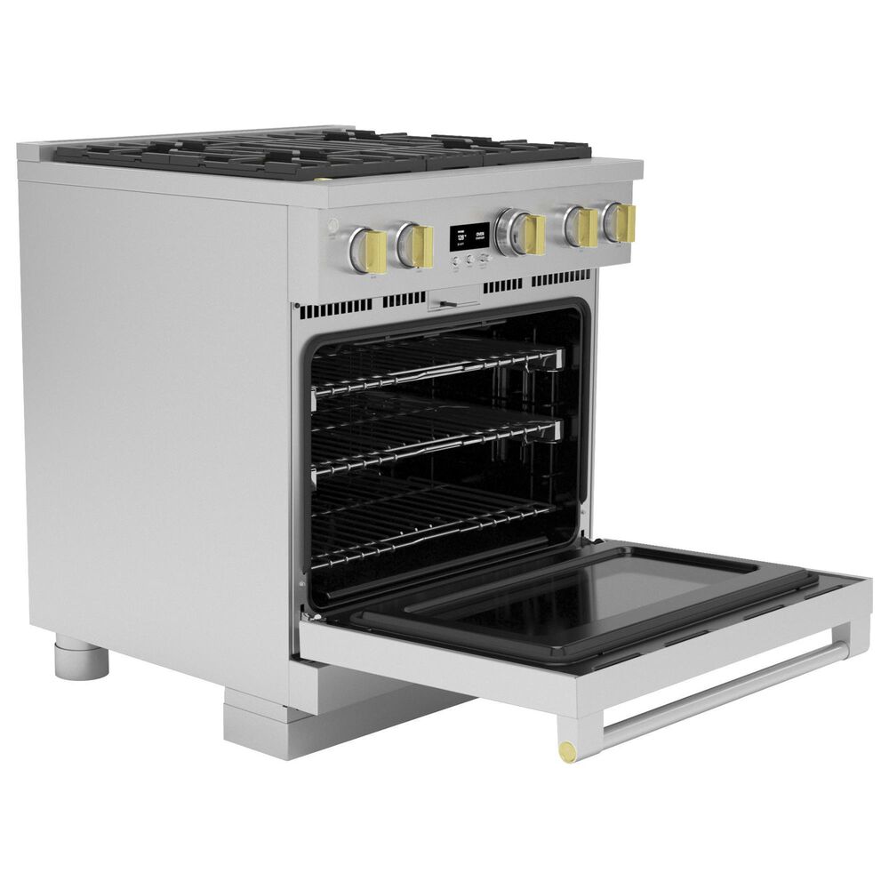 Monogram 30&quot; All Gas Professional Range with 4 Burners in Stainless Steel, , large