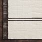 Magnolia Home Logan 9"3" x 13" White and Mocha Area Rug, , large