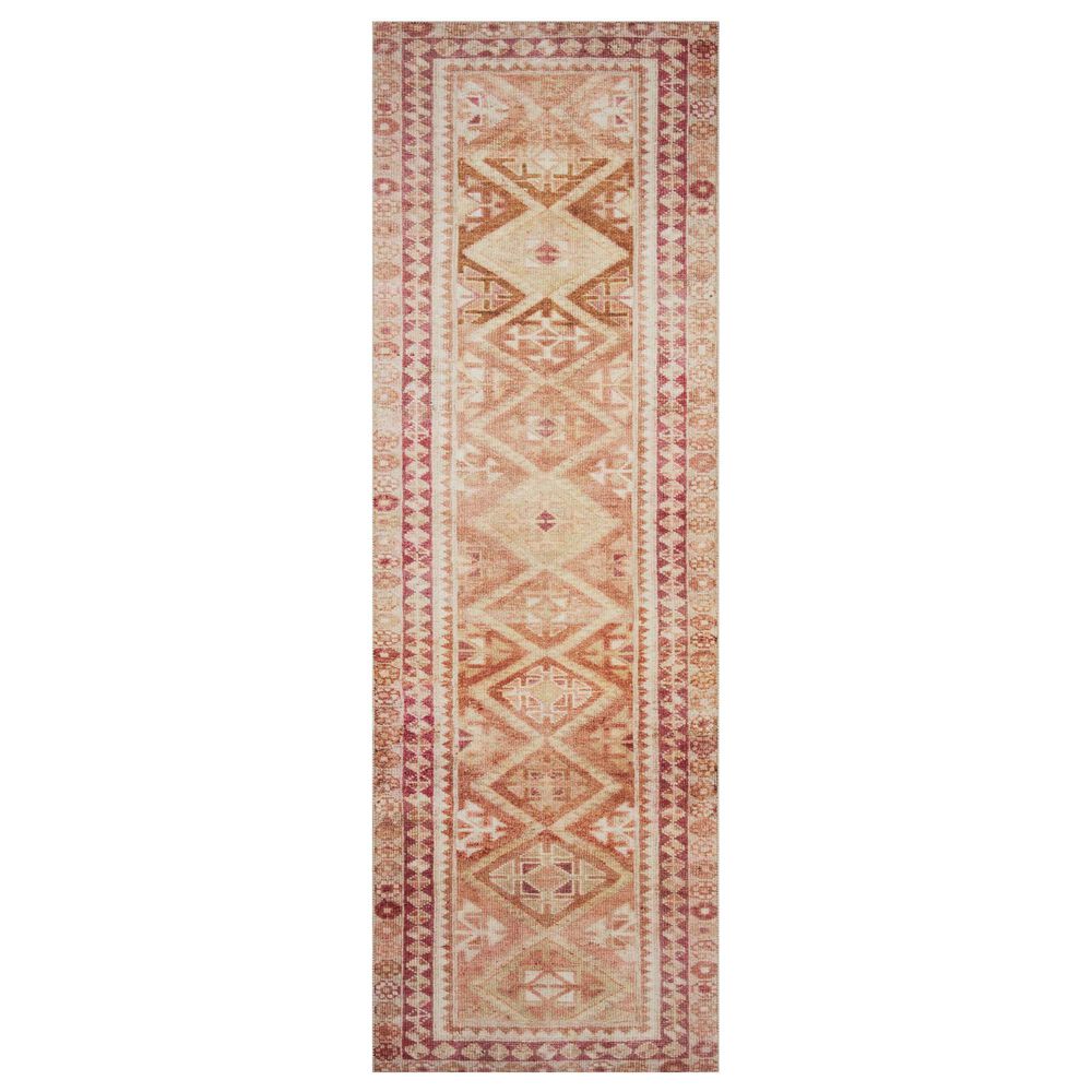 Loloi II Layla 2"6" x 7"6" Natural and Spice Runner, , large