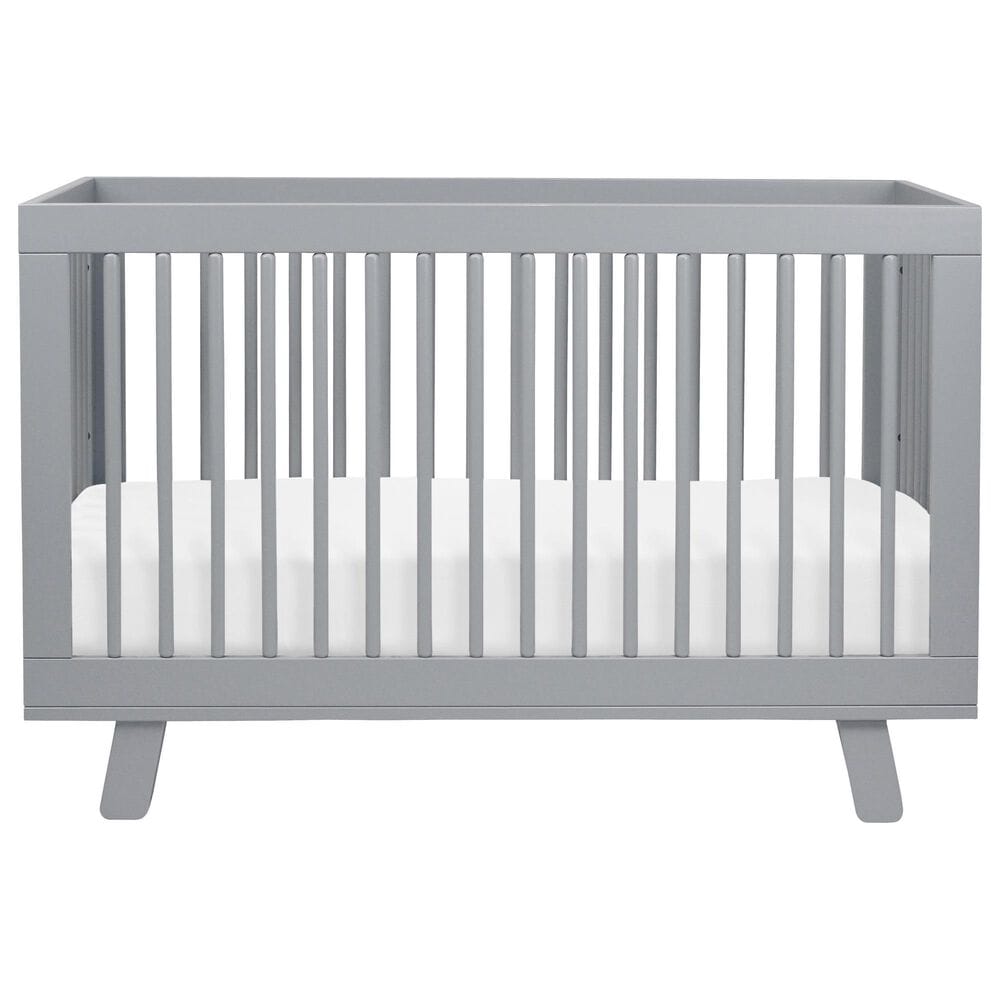 Babyletto Hudson 3-In-1 Convertible Crib and Toddler Conversion Kit in Grey, , large