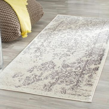 Safavieh Adirondack ADR101B-210 2"6" x 10" Ivory/Silver Runner, , large