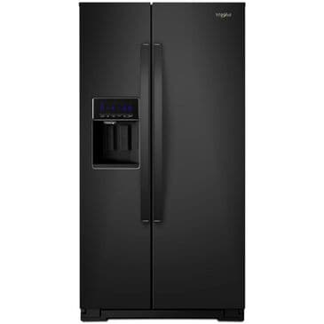 Whirlpool 28 Cu. Ft. 36-Inch Wide Side-by-Side Refrigerator in Black, , large