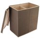 Timberlake Double Laundry Basket in Brown and Tan, , large