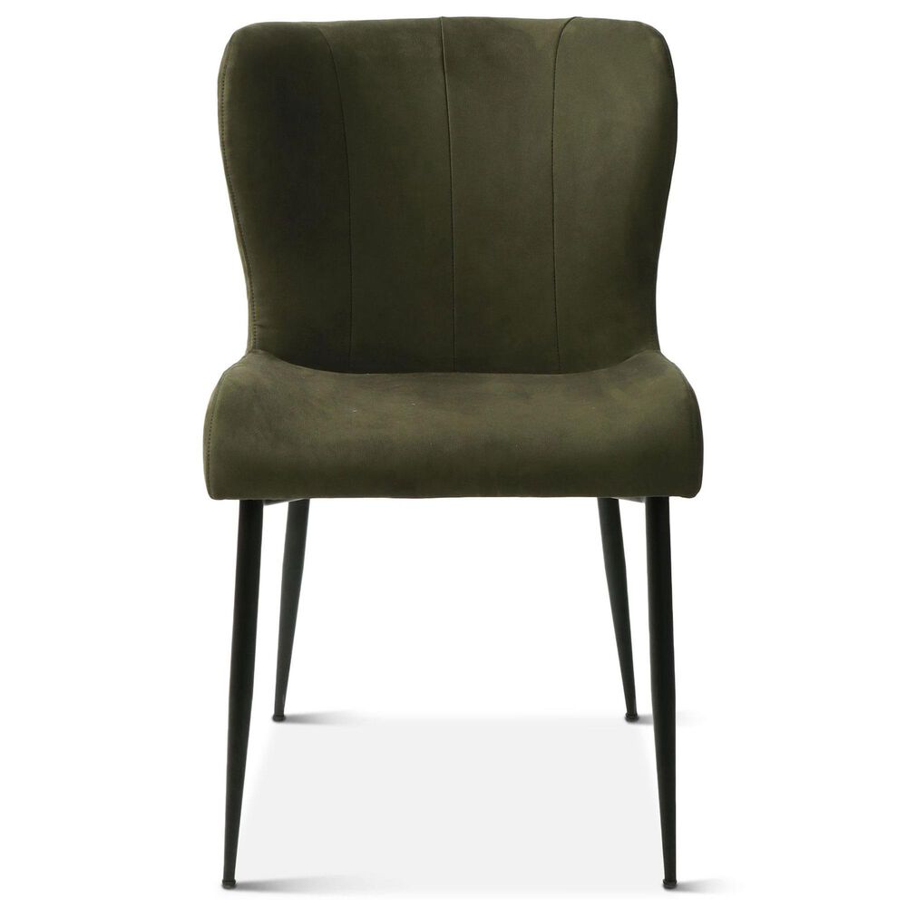 Home Trends &amp; Design Jennifer Side Chair in Green, , large