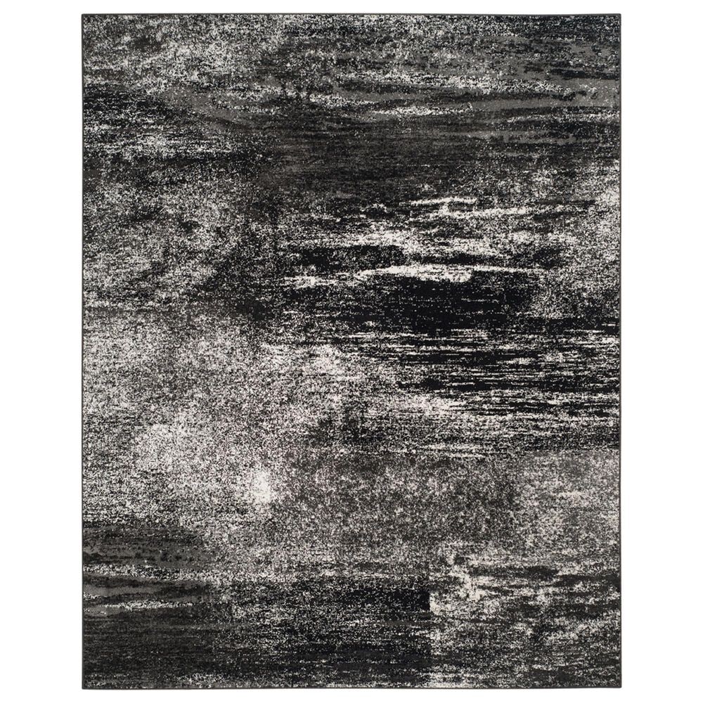 Safavieh Adirondack ADR112A 10" x 14" Silver and Black Area Rug, , large