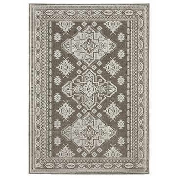 Oriental Weavers Intrigue INT06 9"10" x 12"10" Grey Area Rug, , large