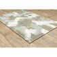 Oriental Weavers Capistrano Abstract 539C1 5"3" x 7"6" Ivory and Green Area Rug, , large