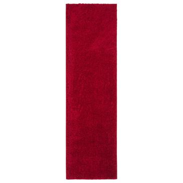 Safavieh August Shag AUG900Q 2"3" x 10" Red Runner, , large